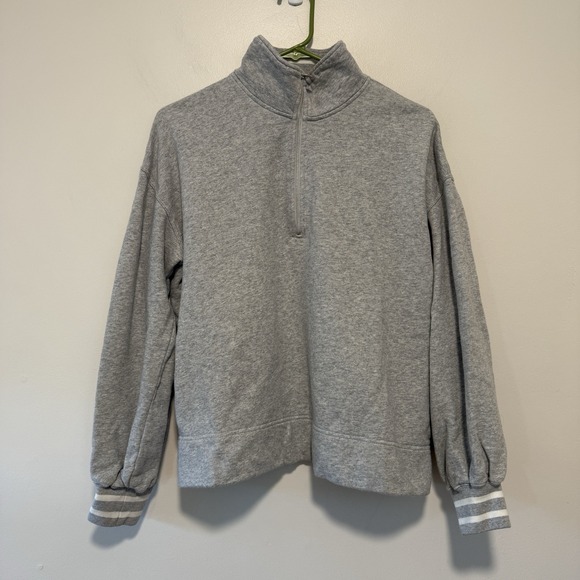 Tuckernuck Tnuck Sport Heathered Gray Carlson Quarter Zip Size Medium - Picture 4 of 8